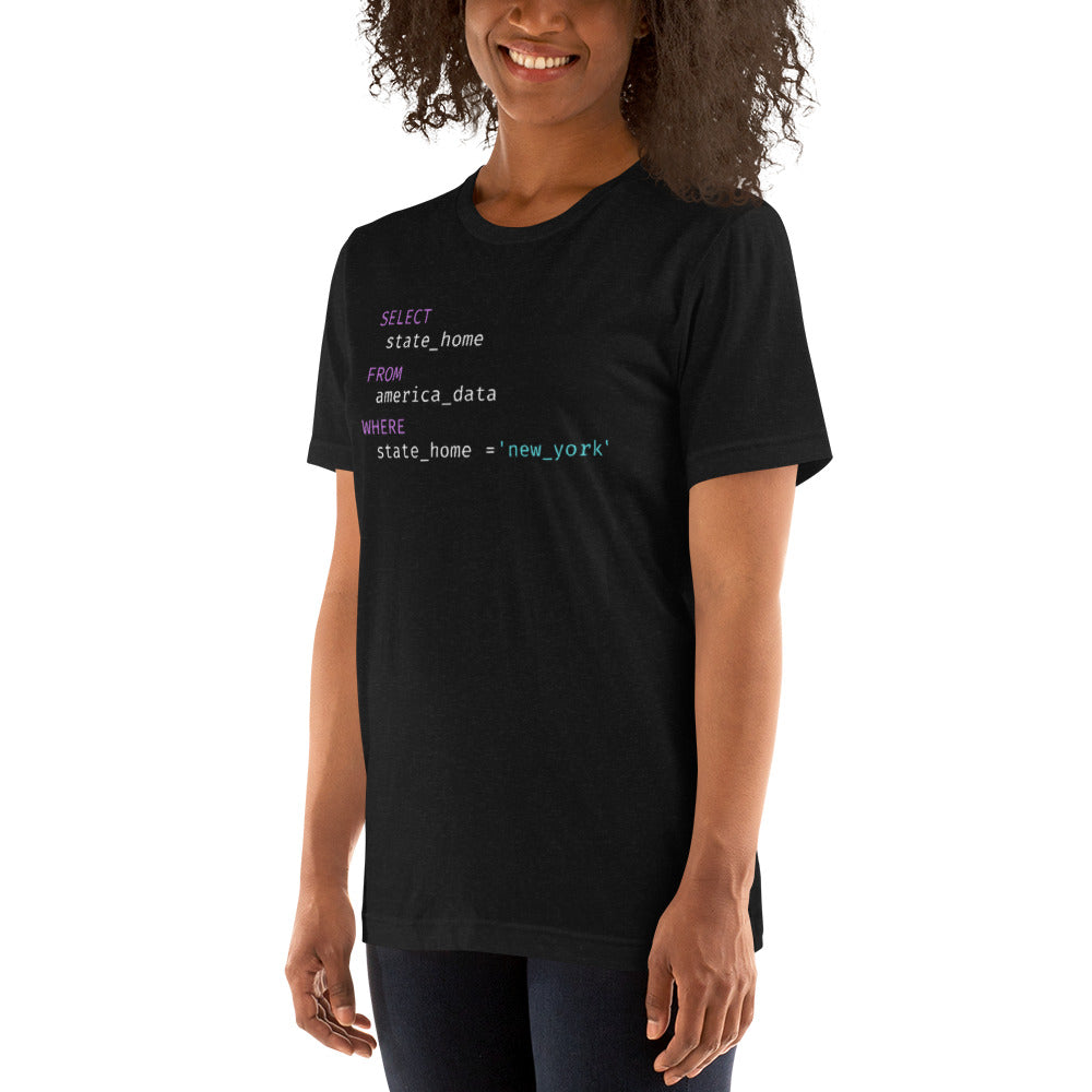 New York Query Unisex t-shirt