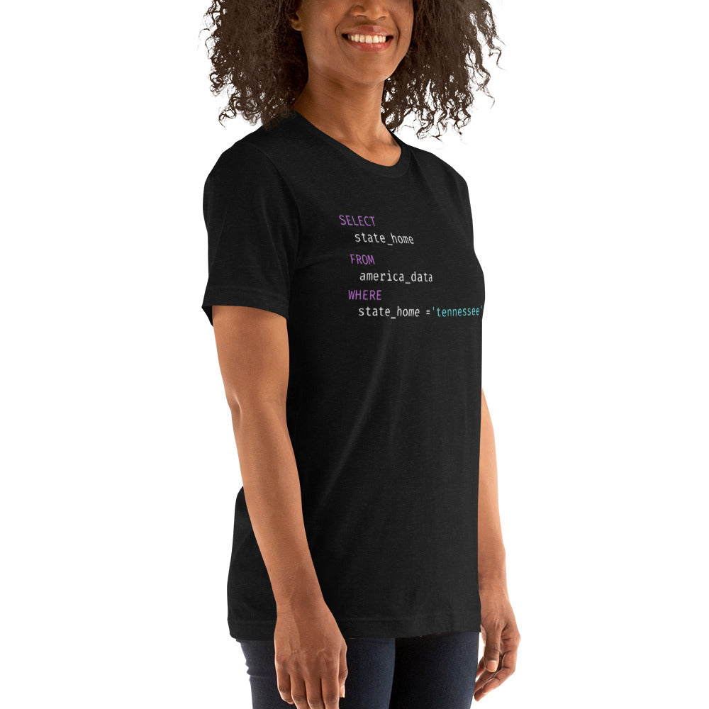 Tennessee Query Unisex t-shirt