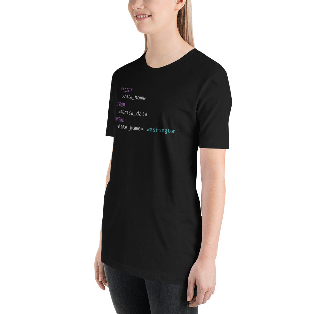 Washington Query Unisex t-shirt