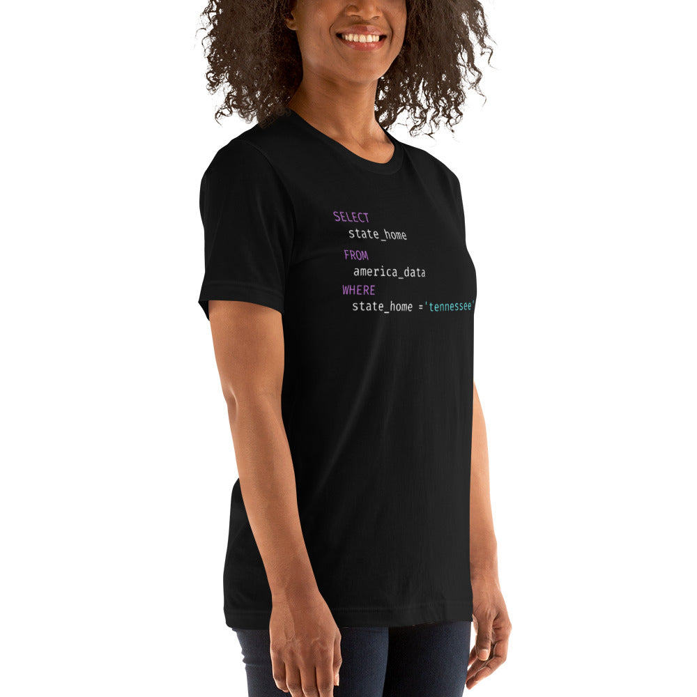 Tennessee Query Unisex t-shirt