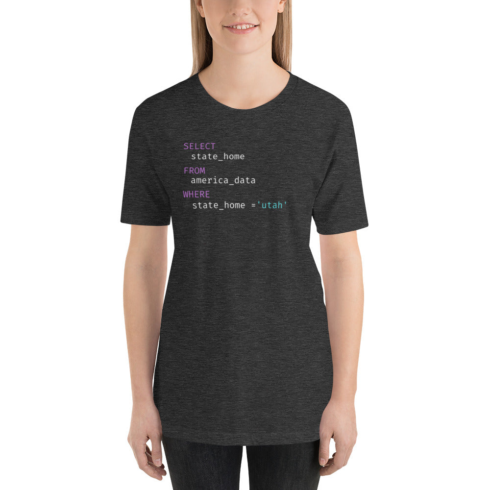 Utah Query Unisex t-shirt