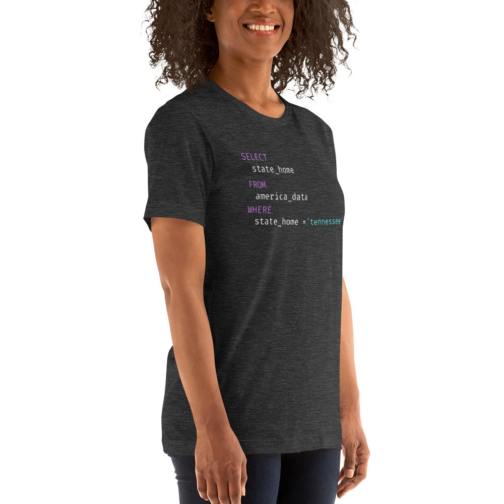 Tennessee Query Unisex t-shirt