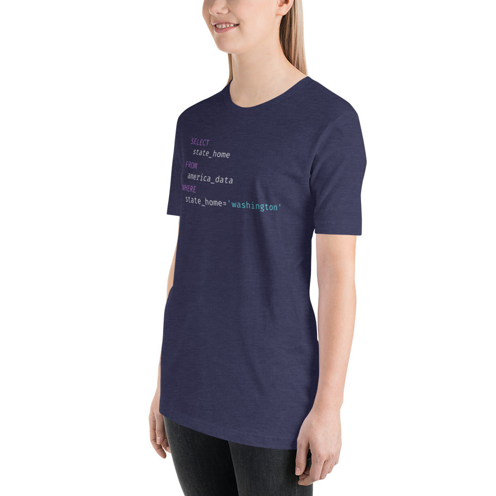 Washington Query Unisex t-shirt