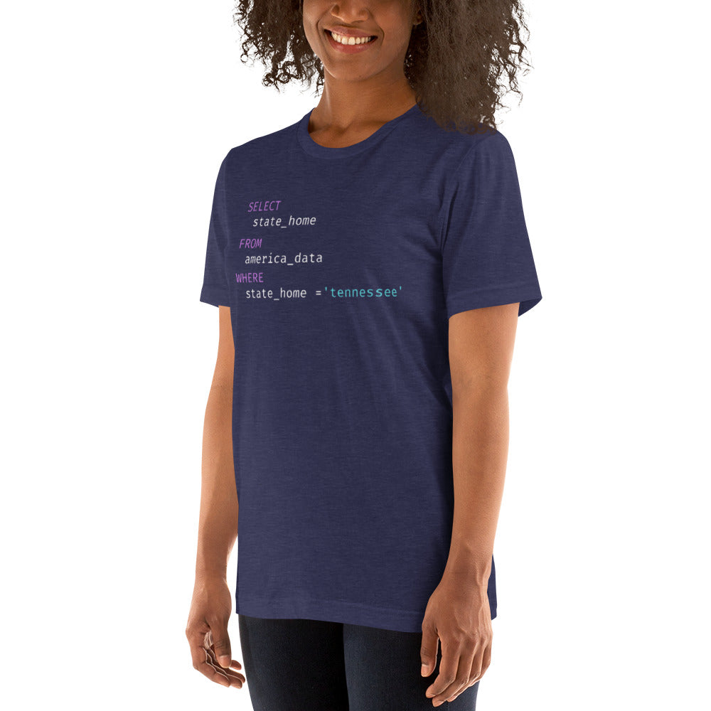 Tennessee Query Unisex t-shirt