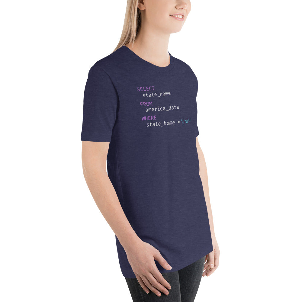 Utah Query Unisex t-shirt